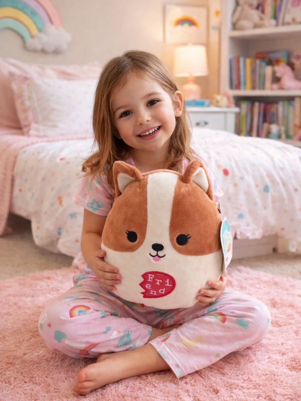 Squishmallows “Regina”  the Corgi NWT